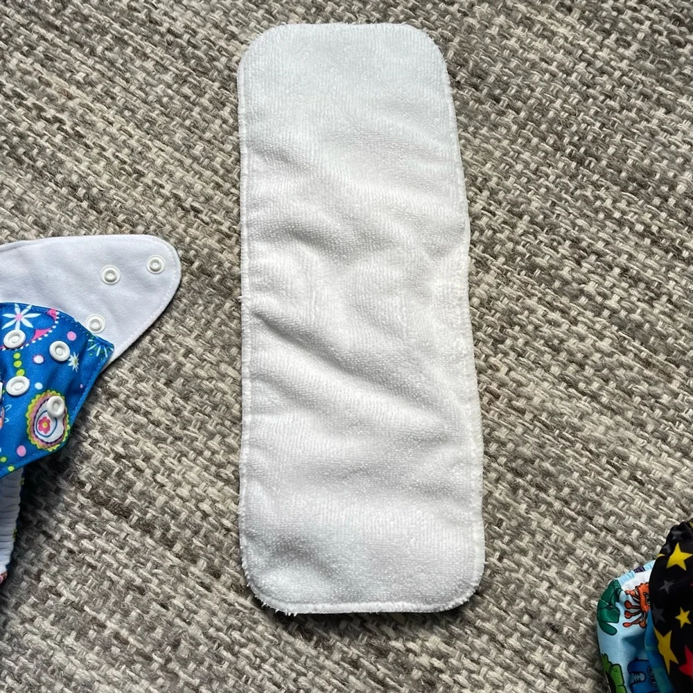 Qtpie reusable cloth diapers lot one size adjustable snaps baby washable toddler